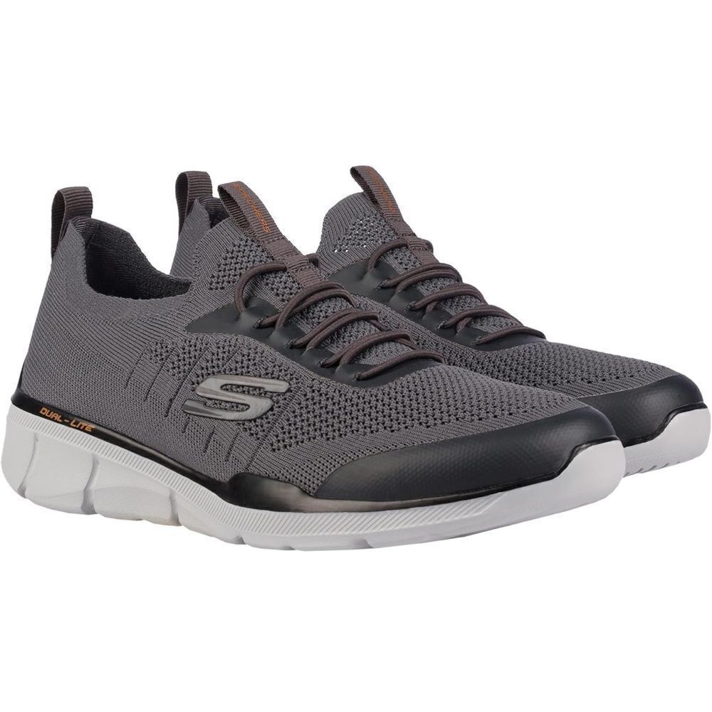 Sketchers Dual Lite Memory Foam Athletic Sneaker Grey 13 NWT